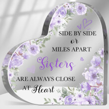 Regalos de amistad a larga distancia para hermanas y mejores amigas: decoración de escritorio de acrílico, compatible con regalos para amigas que