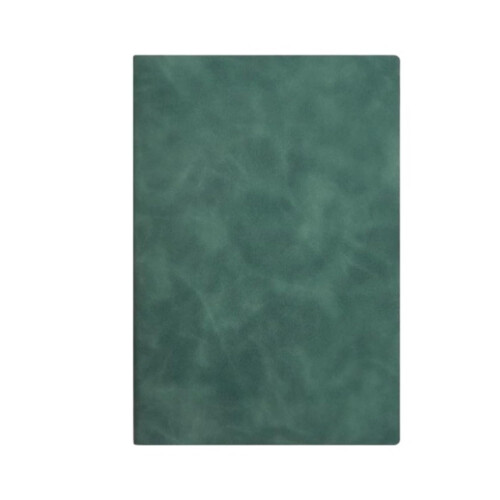 Carnet de notes A5 vert à couverture rigide et à carreaux, 200 pages 1