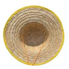 Chapeau de paille tendance pour enfant, chapeau de plage à larges bords, protection solaire idéale pour les activités de plein air et les séances