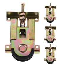 4Pcs Sliding Door Wheels Heavy Duty Cabinet Door Rollers Silent Operation for Wardrobe