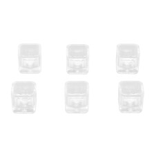 200 pezzi di coppette trasparenti in plastica per inchiostro tatuaggi 14x14mm profonde | Microblading