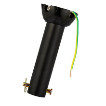 Tiges de suspension métalliques rallongées pour ventilateurs de plafond - Remplacement - Construction robuste - Usage domestique ou bureau