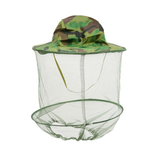 Beekeeping Cowboy Hat Mosquito Bee Insect Net Veil Protector Head Face *