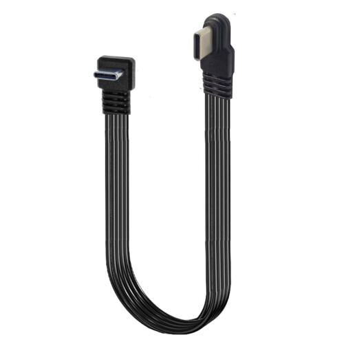Καλώδιο USB C τύπου C 45W90 μοιρών αγκώνα τύπου C σε αρσενικό καλώδιο δεδομένων 2