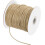 Gewachste Polyesterkordel, 2 mm  90 m, Khaki 1