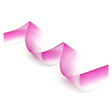 Panglici de organza cu gradient de culoare 5 yarzi/25 mm, pentru decorarea casei de nuntă, ambalaj DIY pentru cadouri, artizanat manual pentru