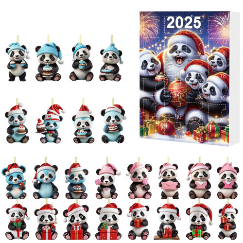 Ημερολόγιο Advent 2025 με ακρυλικές κούκλες – 24ήμερη αντίστροφη μέτρηση 1