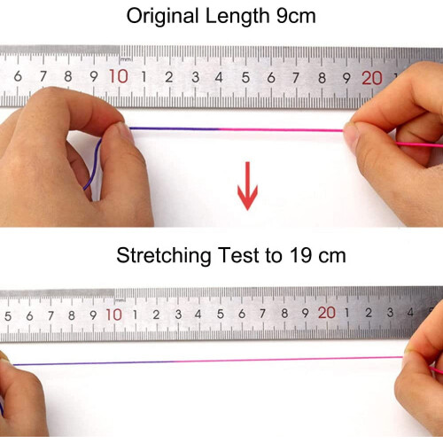 Șnur elastic pentru brățară cu diametrul de 1 mm 1