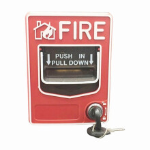 Fire Manual Alarm Button DC24V Conventional Type with 2 Keys