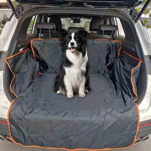 Polyester Auto Trunk Mat for Pets - Non-Slip, Scratch-Resistant, Easy-Clean 1