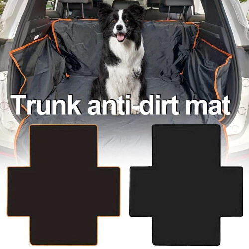 Polyester Auto Trunk Mat for Pets - Non-Slip, Scratch-Resistant, Easy-Clean 2