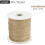Gewachste Polyesterkordel, 2 mm  90 m, Khaki 2