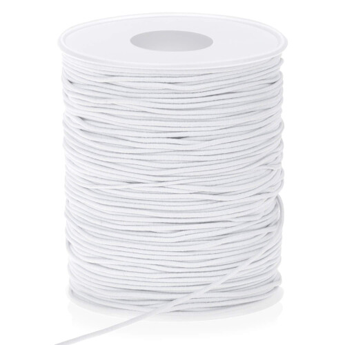 Elastisk stræksnor til smykkefremstilling, 1,2 mm x 109 yards