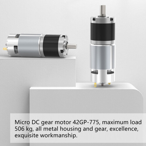 Κινητήρας με οδοντωτό τροχό 24V8RPM με μεταλλικό περίβλημα 2