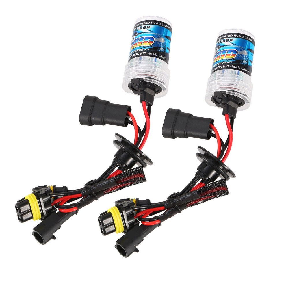 2 Pcs Car Xenon Super Vision Hid 9006 8000K 35W Head Lamp Replacement Light 9399596122021