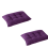 Sitzkissen, Stuhlpolster, einfarbig, 2er-Pack 1