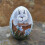 Hand-Painted Resin Easter Egg Ornament 1.6 x 2.4 in 4