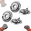 Écrou à bride autobloquant pour meuleuse d'angle 5/8"-11M14M10 1