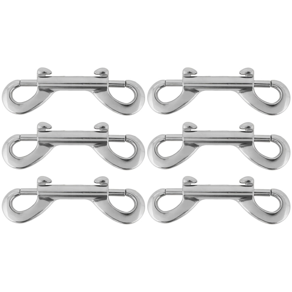 Zinc Alloy Double-End Hooks Metal Clips For Bags, Pet Leashes, Marine Snaps, Corrosion-Proof Metal, 6Pcs Set, 4.56 In 9085618358133