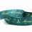 Kerstlint 4,5 m x 1,5 cm groen polyester satijn 1