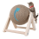 Cat scratching ball with wooden base 1PC 1