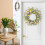 18" Artificial Easter Wreath with Eggs, Daisies, Berries & Eucalyptus – Front Door, Wall, Window Decor 6