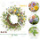 18" Artificial Easter Wreath with Eggs, Daisies, Berries & Eucalyptus – Front Door, Wall, Window Decor 7