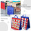 Teaching Pocket Chart 1Pcs Blue with Quick Content Change Oxford Fabric for Educators 4