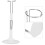 Support pour poupée réglable en métal blanc avec base stable 1