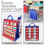 Teaching Pocket Chart 1Pcs Blue with Quick Content Change Oxford Fabric for Educators 7