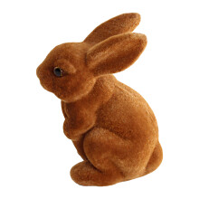 1PC Easter Rabbit Home Decor – Cute Bow-Wearing Figurine for Spring & Party, Compatible with Easter Tabletop Decor