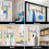 Over-Door Hook Rack Black 5-Hook Bathroom Bedroom 2