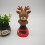 Solar Christmas dashboard decor elf snowman tree elk 6