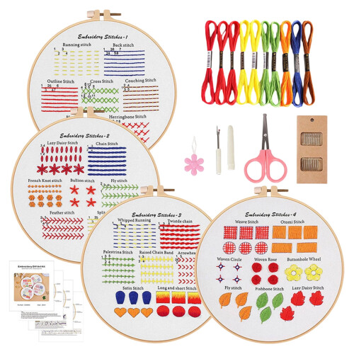 Stickstich-Übungsset für Anfänger 1