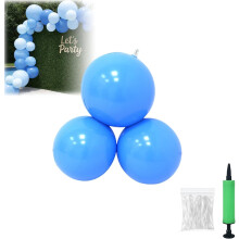 Kit d'arche de guirlande de ballons gonflables réutilisables, 3/7 ballons en PVC avec élastiques, compatible avec toutes les pompes standard