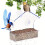 Vogelfutterhaus aus transparentem Acrylglas mit Saugnäpfen 5
