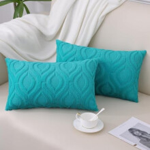 Housses de coussin en fausse fourrure et velours 50 x 50 cm, lot de 2