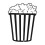 Σιδερένια πινακίδα τοίχου κινηματογράφου Popcorn για διακόσμηση βραδιάς 1
