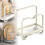 Kitchen Pot Lid & Spoon Rest Rack, Multi-Functional Stovetop Organizer for Countertop Use 1