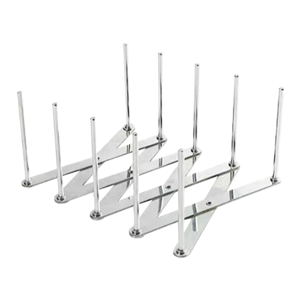 Expandable Pot & Pan Organizer Rack, Adjustable Lid Holder, Stainless Steel Hanging Drying Rack â Compatible with Standard Cabinets-image-OPC-PRWTMCQ-NEW