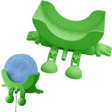 Groene schuimrubberen sponshouder 15x8 inch 3D-geprinte afdruipstandaard