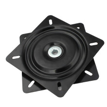 Swivel Plate Seat Base Mount Plate Heavy Duty Steel Construction for Bar Stools Boat Chairs and Furniture