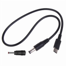 USB-C-auf-DC-Stromkabel 5,5 x 2,1 mm 3,5 x 1,35 mm 5–20 V PD