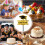 Μαύρα & Χρυσά Ακρυλικά Διακοσμητικά για Cupcake Αποφοίτησης – Συμβατά με γιορτές στο 7