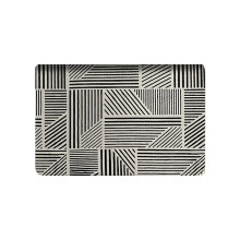 Tapis de bain ultra-fin qui se glisse sous la porte, antidérapant et à séchage rapide, avec envers en caoutchouc, super absorbant, idéal pour la