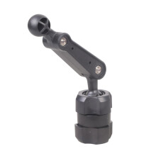 Adaptor de extensie cu bilă de 17 mm, tijă de extensie cu rotație la 360 pentru tablouri de bord cu ventilație auto, suport de telefon de 17 mm