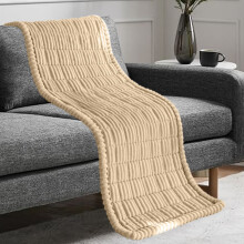 Housse de canapé en velours côtelé à moins de 5 $ – Lavable, en chenille douce, compatible avec les canapés et les chiens