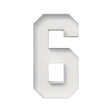Modern House Address Number Zero Metal Wall Mountable Decorative Sign for Outdoor or Indoor Use Suitable for Home Office Apartment