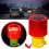 Solar LED Emergency Warning Light Beacon Strobe 12V 24V 2