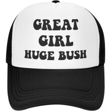 Grappige truckerpet voor vrouwen, zwarte mannen, grappige baseballpet met humor voor meisjes, humoristisch cadeau, unisex